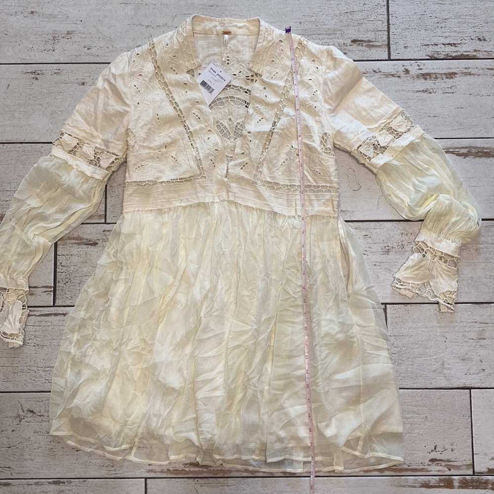 Free People In Dreamland Cutwork Mini Dress - Picture 10 of 13